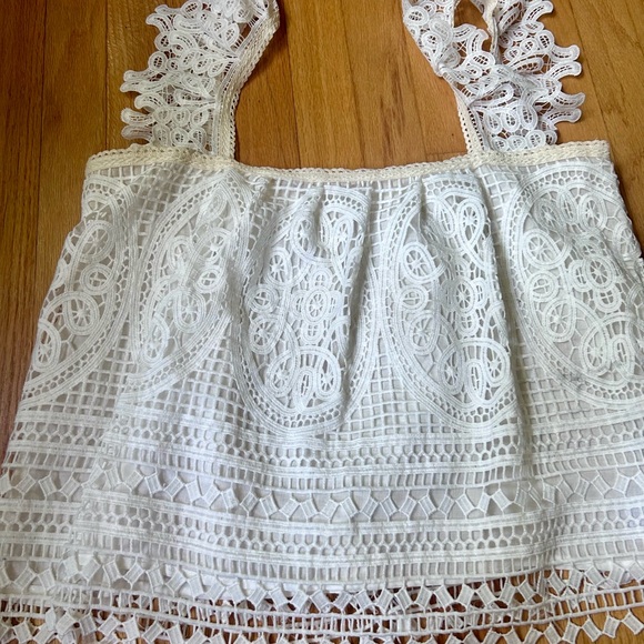 In Bloom White Lace Blouse - Picture 2 of 4